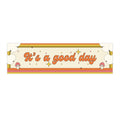 It's a Good Day Bumper Sticker — Retro Rainbow Mushroom Positivity Decal