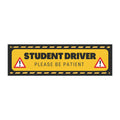 Student Driver Car Magnet — "Please Be Patient" Safety Warning Magnet